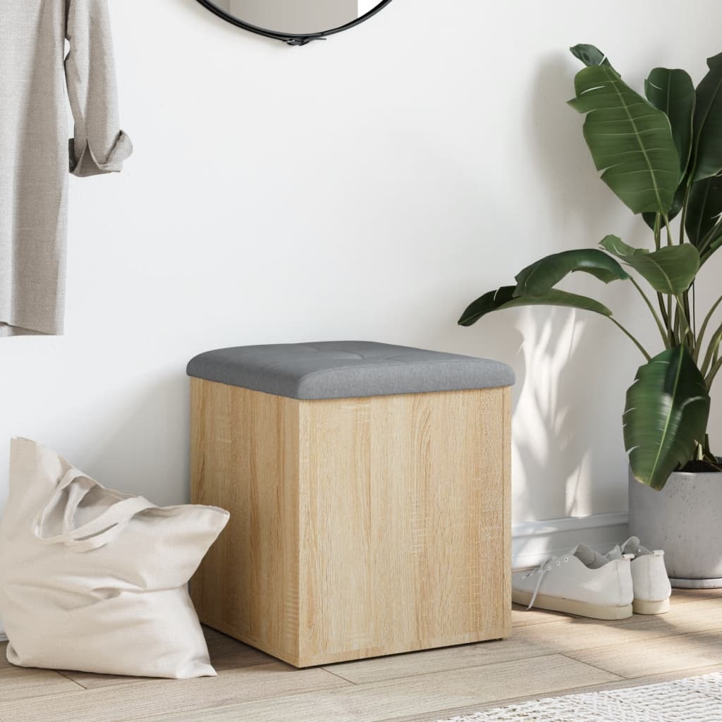 Aufbewahrungsbank Sonoma-Eiche 42 x 42 x 45 cm Holzwerkstoff