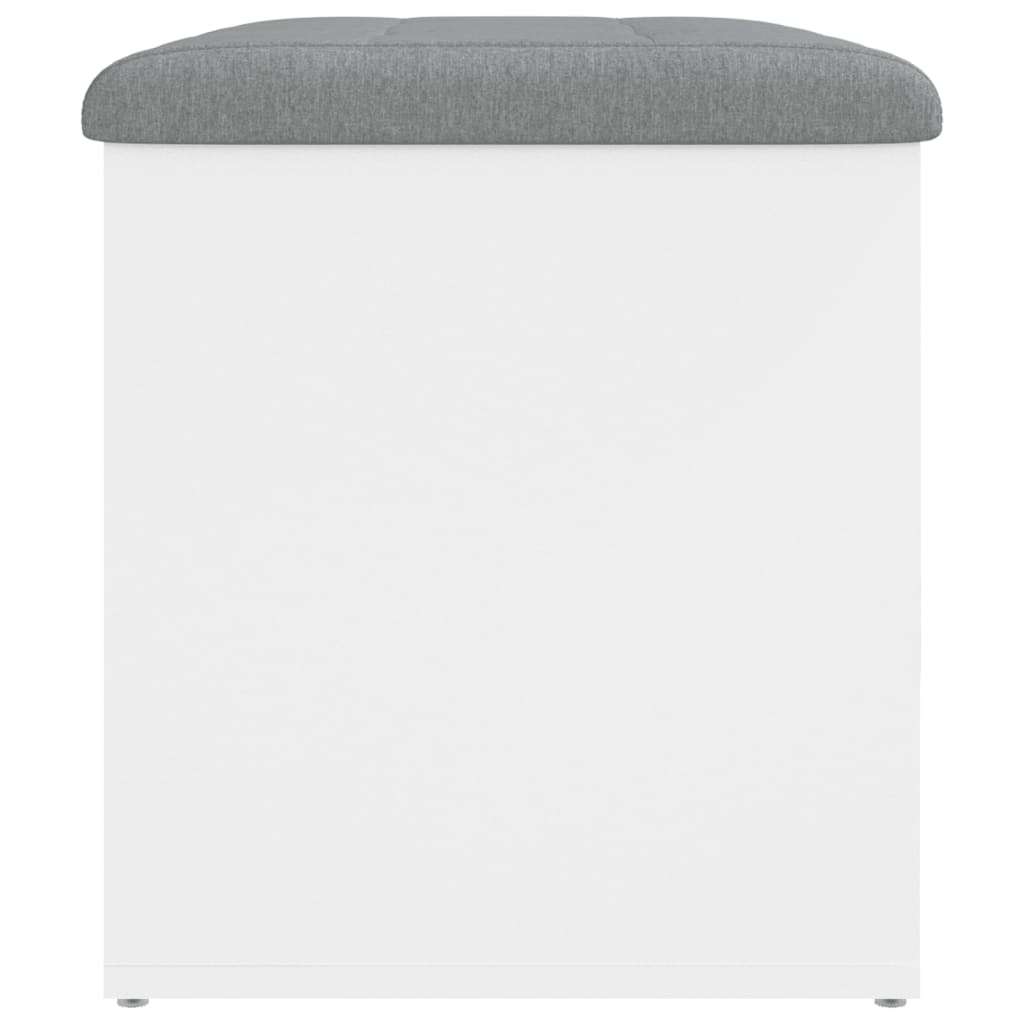 Aufbewahrungsbank Weiß 62 x 42 x 45 cm Holzwerkstoff