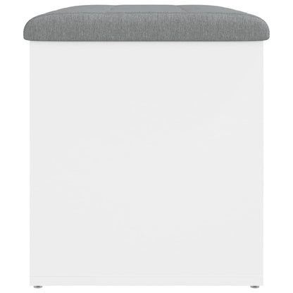 Aufbewahrungsbank Weiß 62 x 42 x 45 cm Holzwerkstoff