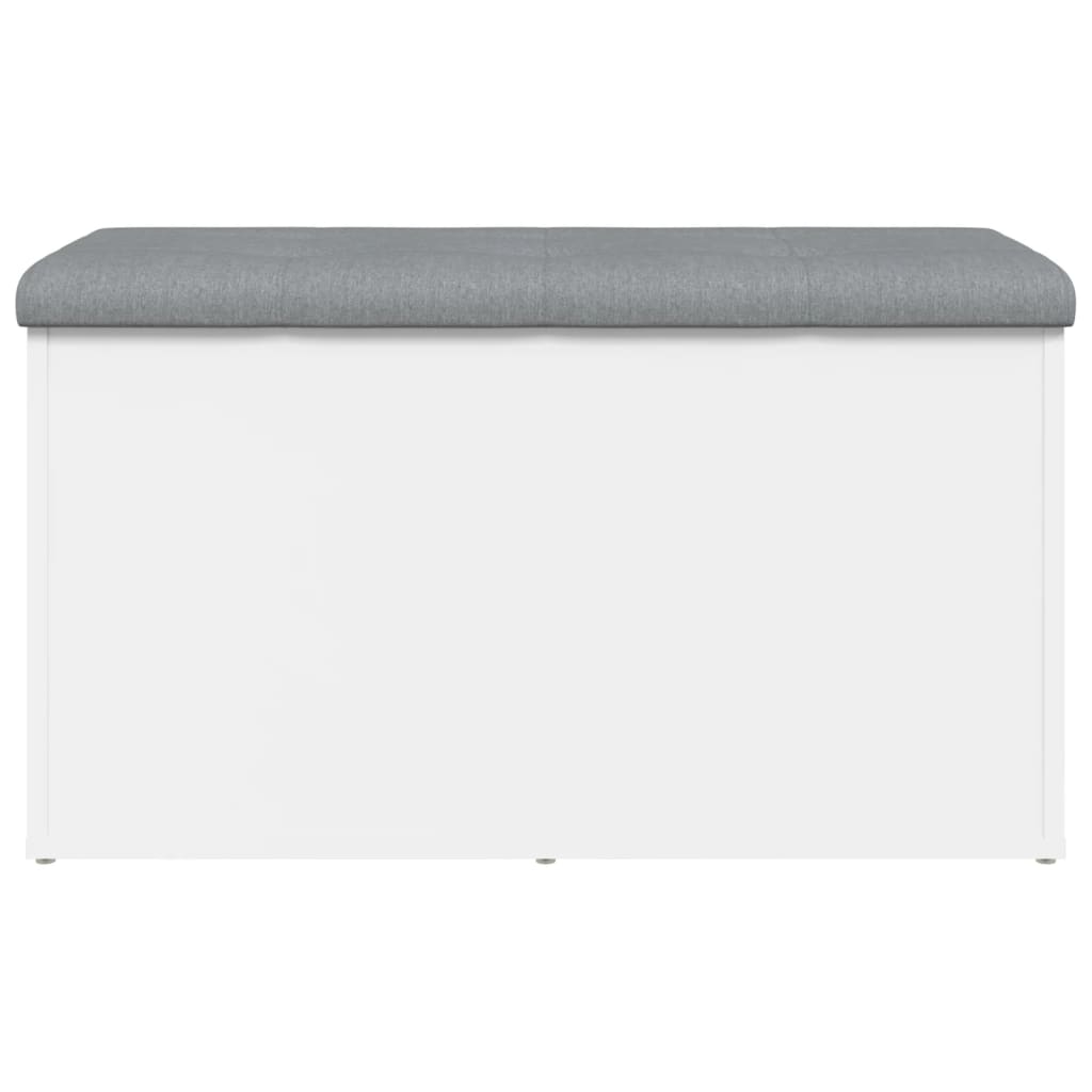 Aufbewahrungsbank Weiß 82 x 42 x 45 cm Holzwerkstoff