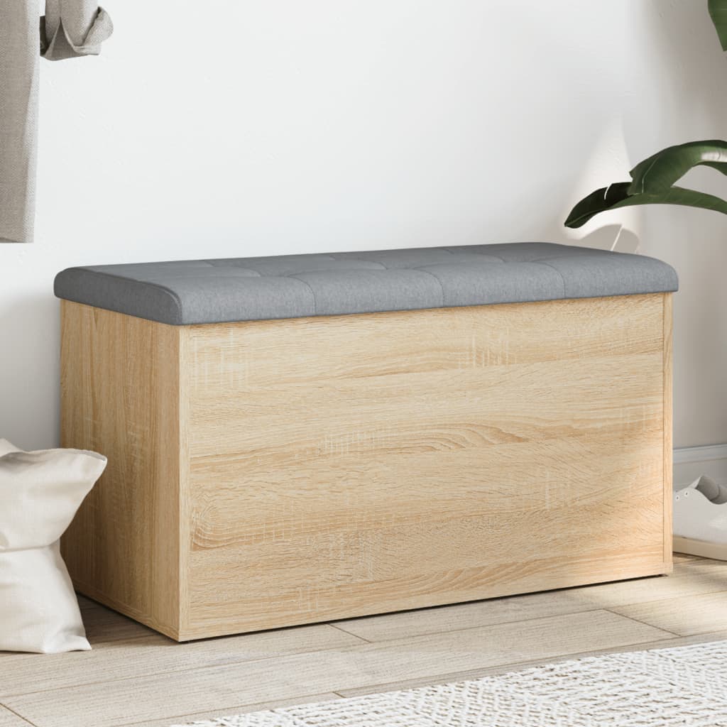 Aufbewahrungsbank Sonoma-Eiche 82 x 42 x 45 cm Holzwerkstoff