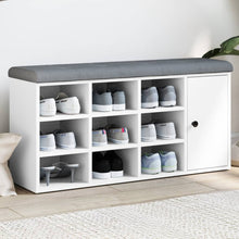 Schuhbank Weiß 102x32x50 cm Holzwerkstoff