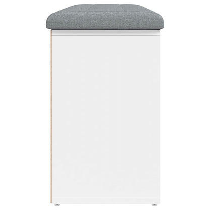 Schuhbank Weiß 102 x 32 x 50 cm Holzwerkstoff