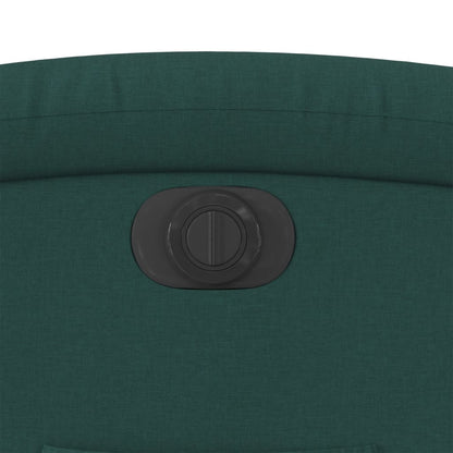 Relaxsessel mit Aufstehhilfe Elektrisch Dunkelgrün Stoff