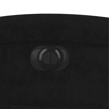 Relaxsessel mit Aufstehhilfe Elektrisch Schwarz Samt