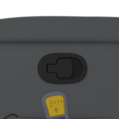 Massagesessel mit Aufstehhilfe Grau Kunstleder