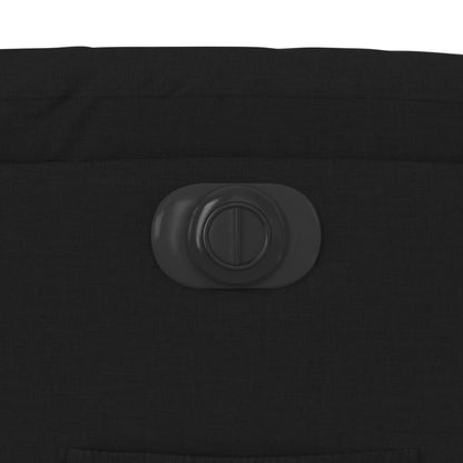 Relaxsessel mit Aufstehhilfe Elektrisch Schwarz Stoff