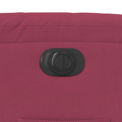 Relaxsessel mit Aufstehhilfe Elektrisch Weinrot Samt