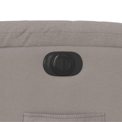 Relaxsessel mit Aufstehhilfe Elektrisch Taupe Stoff
