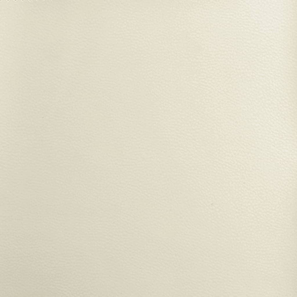 Massagesessel mit Relaxfunktion, Kunstleder, Creme