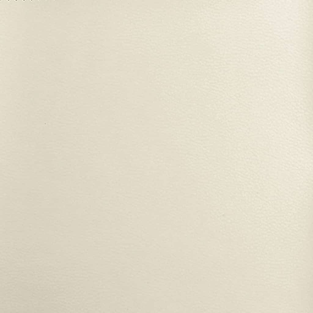 Massagesessel mit Relaxfunktion, Kunstleder, Creme