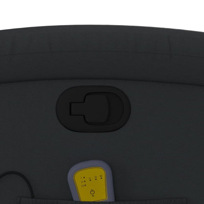 Massagesessel Relaxsessel Echtleder Schwarz Ja