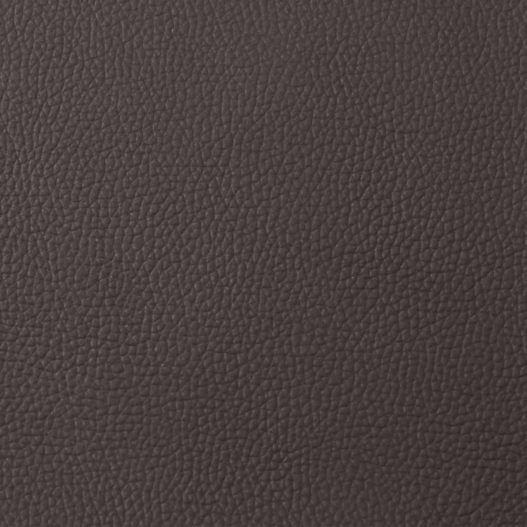 Massagesessel Relaxsessel Dunkelbraun Echtleder