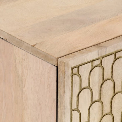 3-tlg. Badmöbel-Set Massivholz Mango