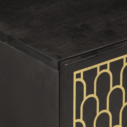 2-tlg. Badmöbel-Set Massivholz Mango