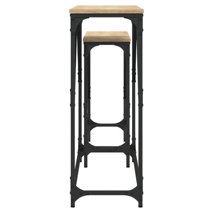 Konsolentische 2 Stk. Sonoma-Eiche Holzwerkstoff Sonoma Eiche