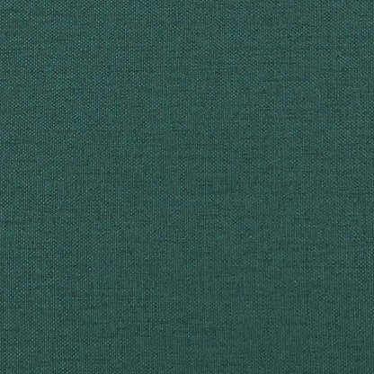 Sitzbank mit Kissen Dunkelgrün 113x64,5x75,5 cm Stoff