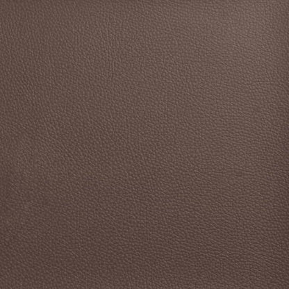 Sitzbank mit Rückenlehne Braun 112x65,5x75 cm Kunstleder