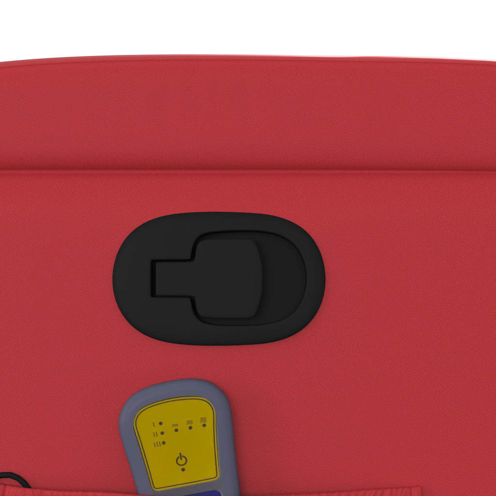 Massagesessel Rot Kunstleder