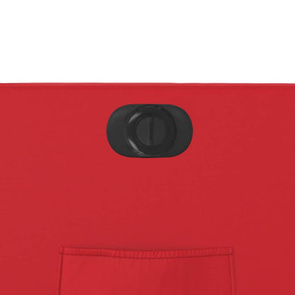 Relaxsessel mit Aufstehhilfe Elektrisch Rot Kunstleder