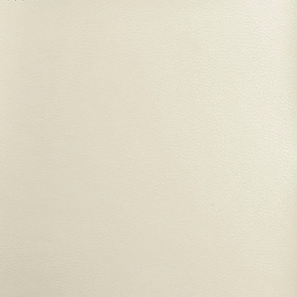 Massagesessel mit Relaxfunktion, Kunstleder, Creme