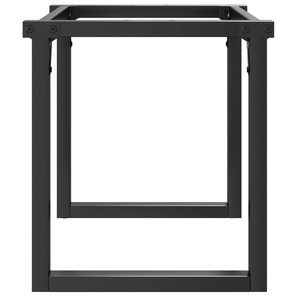 Couchtischbeine O-Gestell 90x30x43 cm Stahl