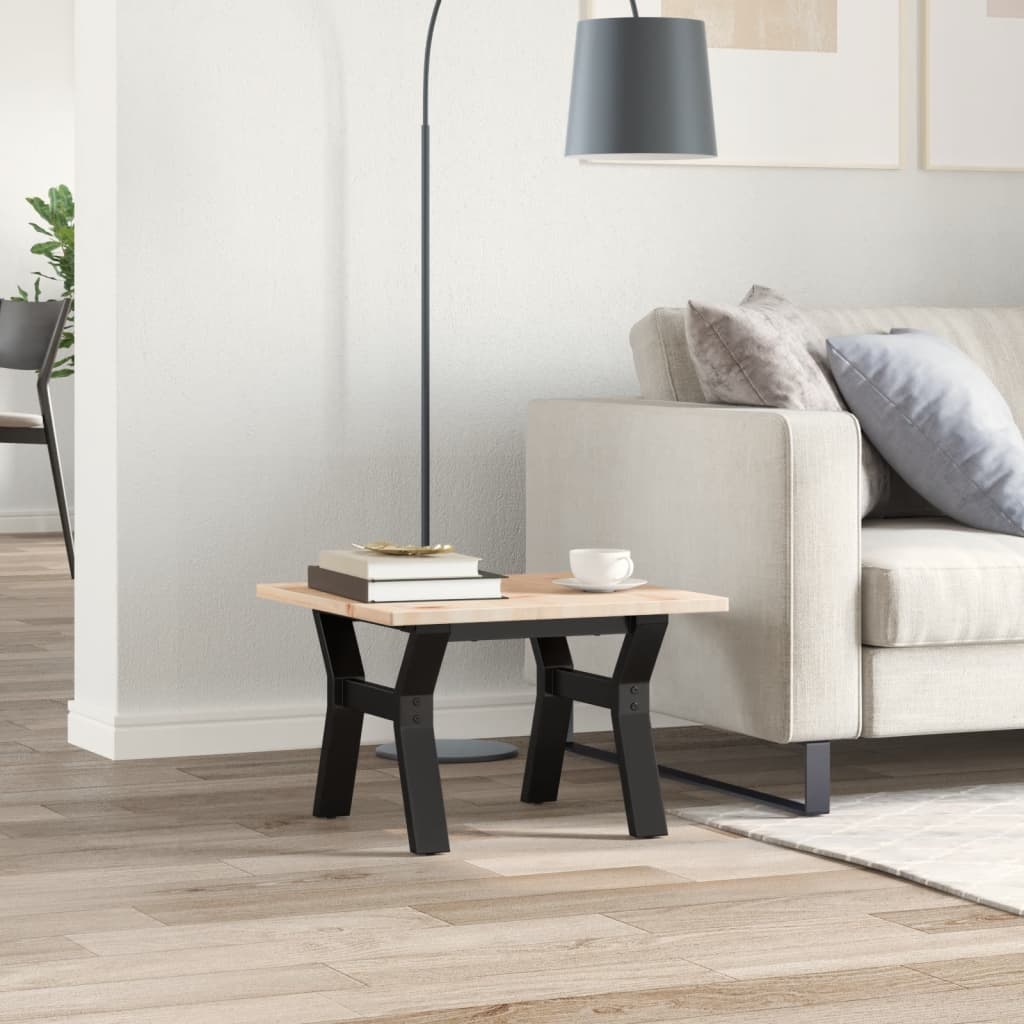 Couchtisch-Gestell in Y-Form 40x40x33 cm Stahl