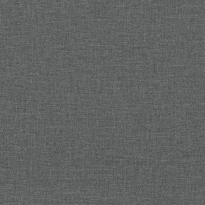 3-tlg. Sofagarnitur Dunkelgrau Stoff