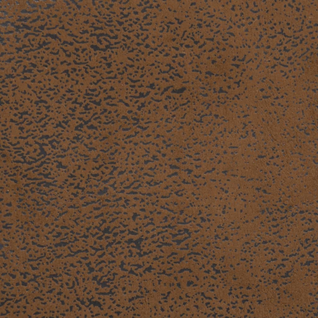 3-tlg. Chesterfield-Sofa-Set Braun Kunstleder Wildleder-Optik