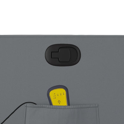 Massagesessel Grau Kunstleder