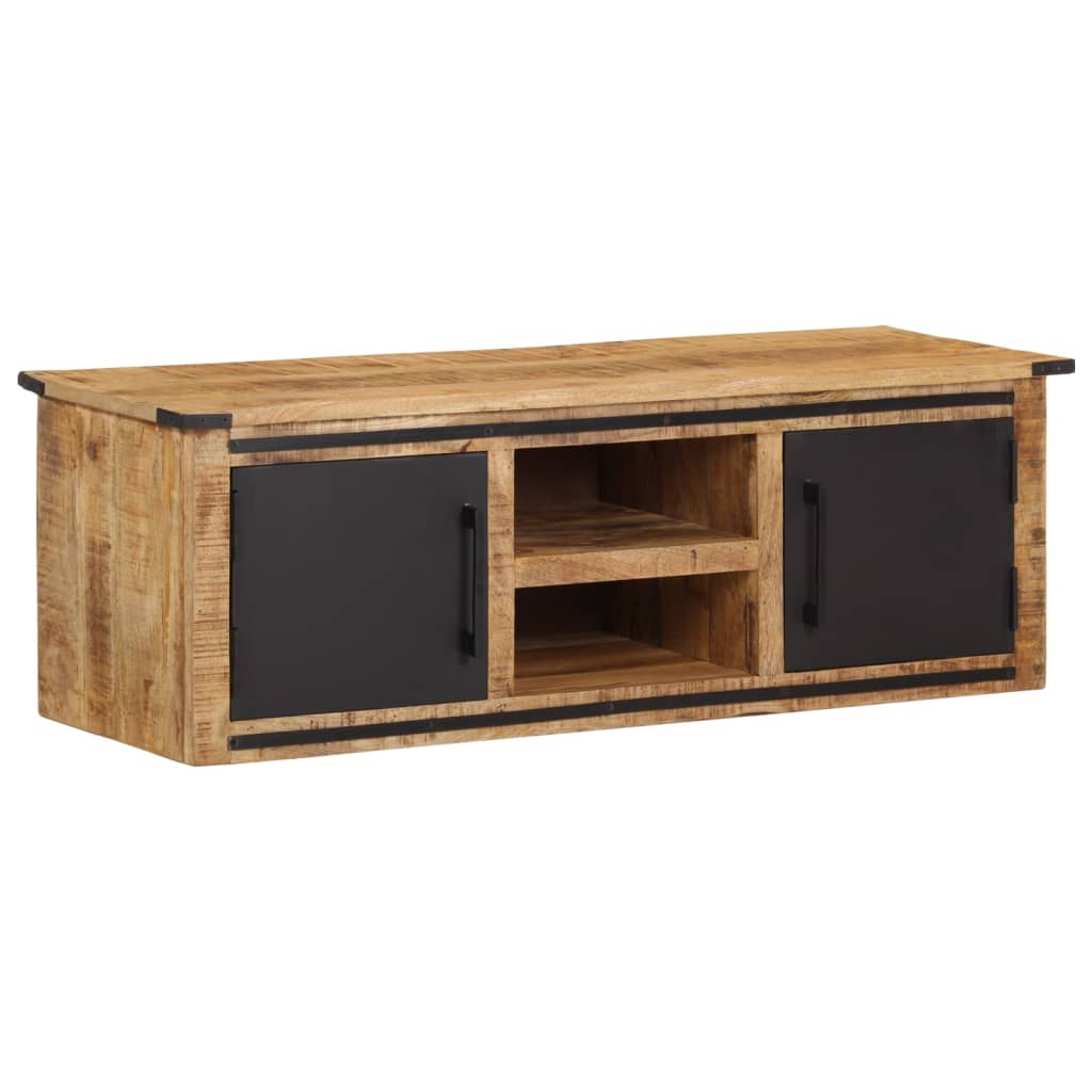 TV-Schrank mit Türen 105x35x36 cm Massivholz Mango