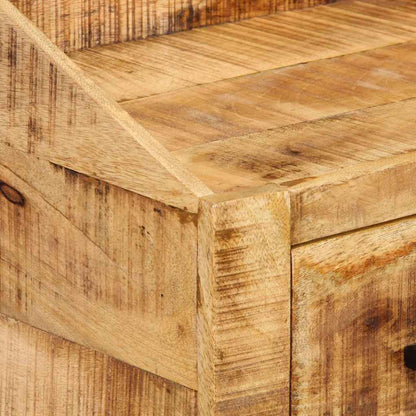 Nachttisch Braun 40 x 30 x 30 cm Massivholz Mango