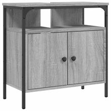 Waschbeckenunterschrank Grau Sonoma 60x30x60 cm Holzwerkstoff