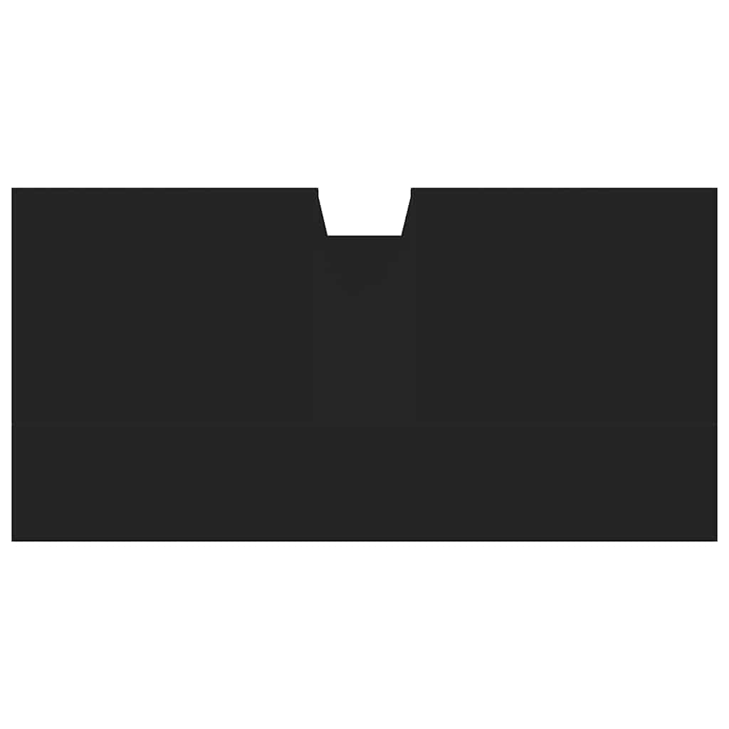 Waschbeckenunterschrank Schwarz 60x30x60 cm Holzwerkstoff