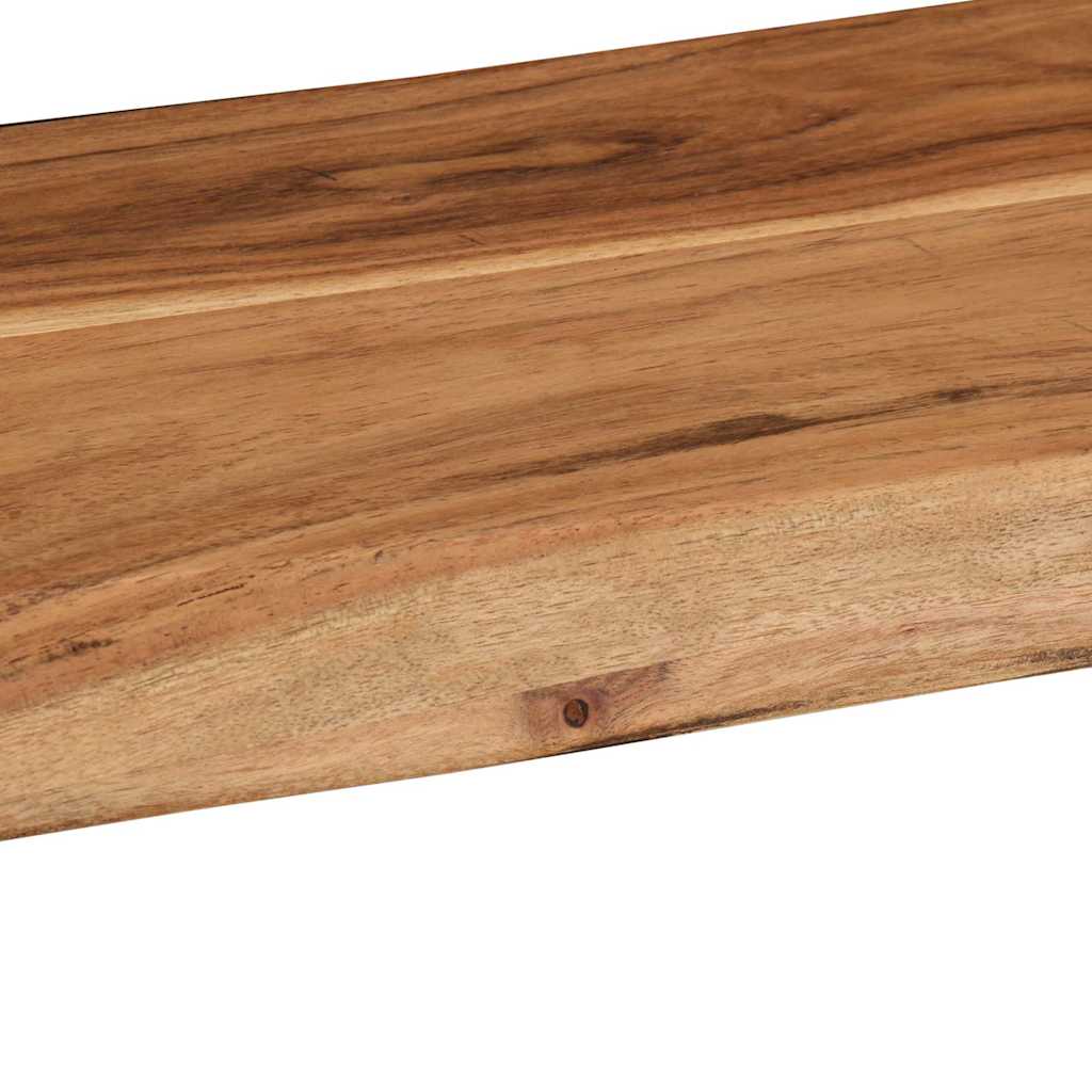 Wandregale 2 Stk. 60x20x3,5 cm Massivholz Akazie