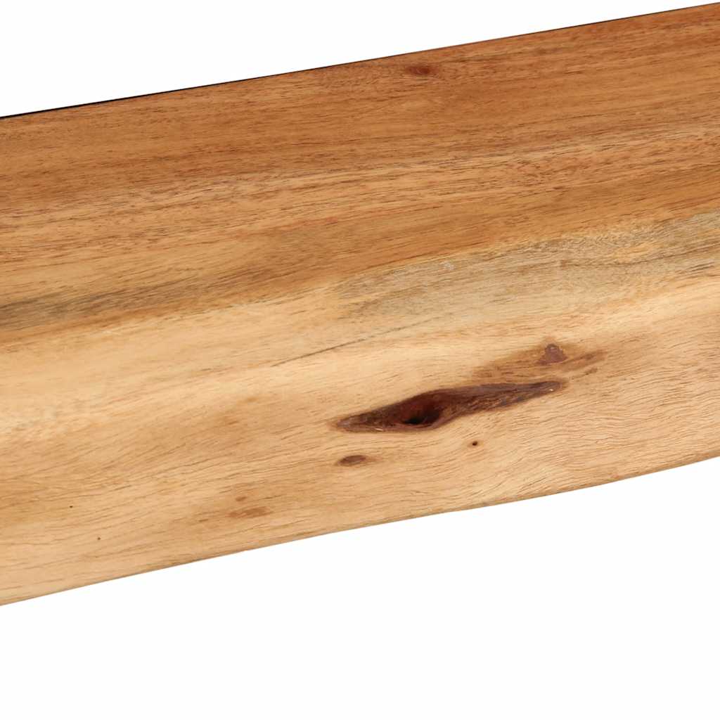 Wandregale 2 Stk. 80x20x3,5 cm Massivholz Akazie