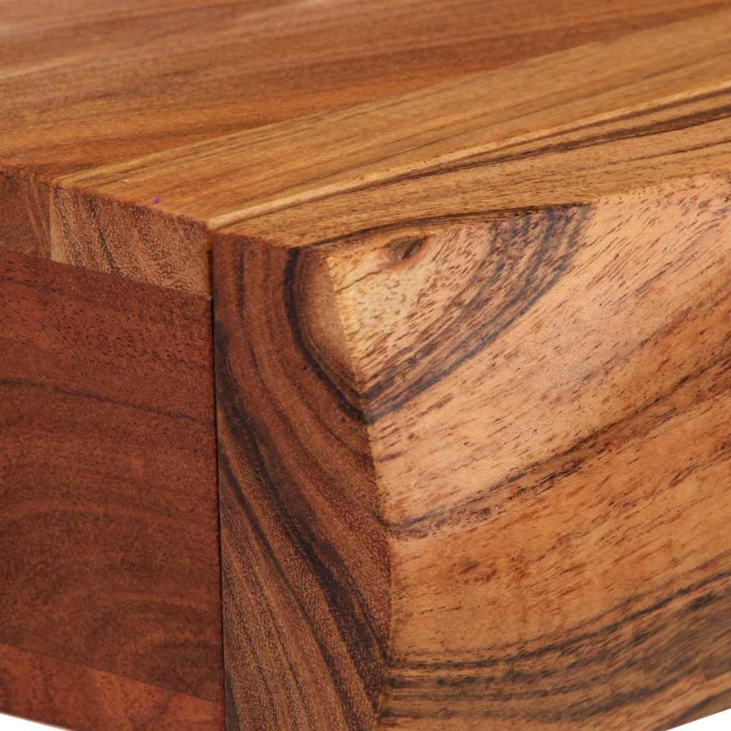 Wandregale 2 Stk. 30x17x8 cm Massivholz Akazie