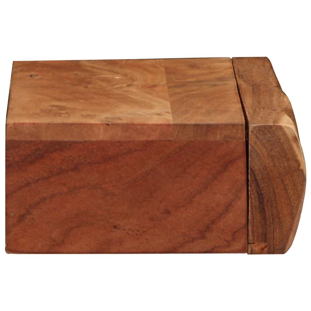 Wandregale 2 Stk. 40x17x8 cm Massivholz Akazie