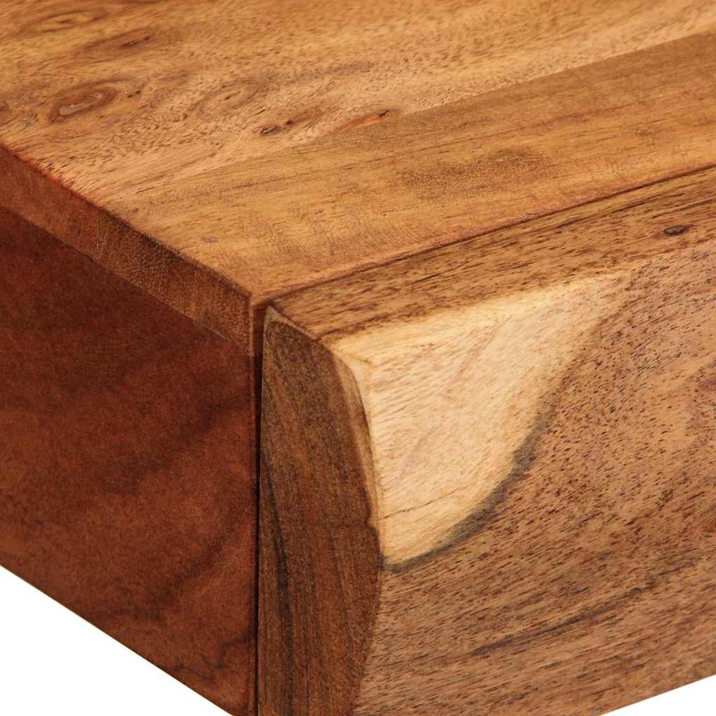 Wandregale 2 Stk. 40x17x8 cm Massivholz Akazie