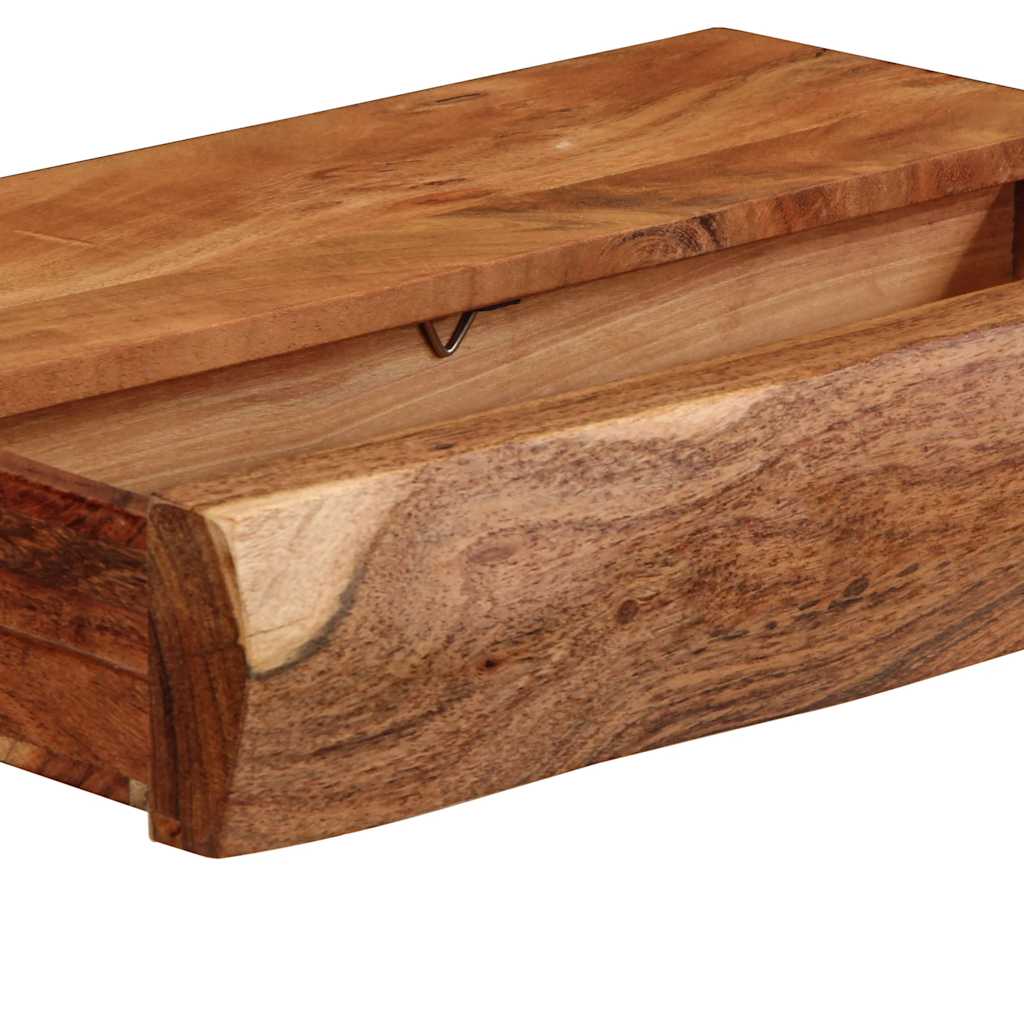 Wandregale 2 Stk. 40x17x8 cm Massivholz Akazie