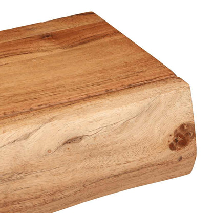 Wandregale 2 Stk. 100x17x8 cm Massivholz Akazie