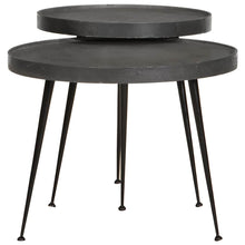 Couchtisch 2 Stk. Schwarz Holzwerkstoff