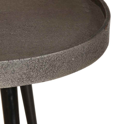 Couchtisch 2 Stk. Silbern Holzwerkstoff silver,black