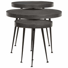 Couchtisch 3 Stk. Schwarz Holzwerkstoff