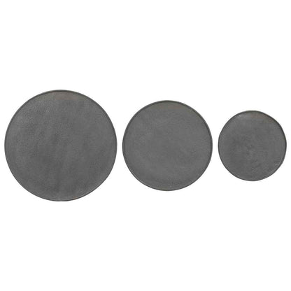 Couchtisch 3 Stk. Schwarz Holzwerkstoff