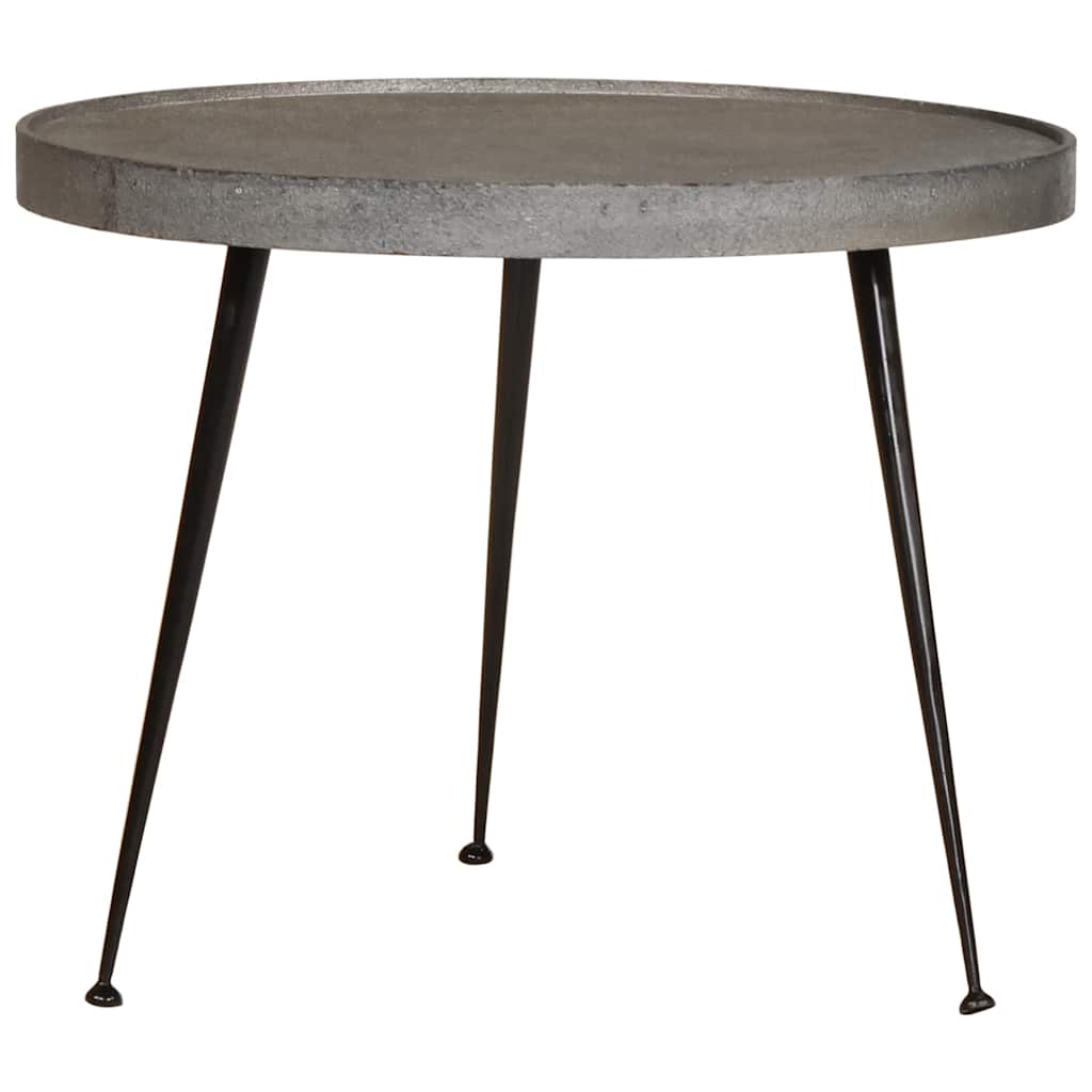 Couchtisch 3 Stk. Silbern Holzwerkstoff silver, black