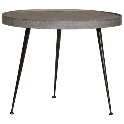 Couchtisch 3 Stk. Silbern Holzwerkstoff silver, black