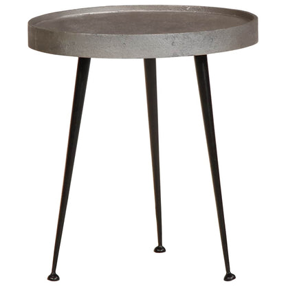 Couchtisch 3 Stk. Silbern Holzwerkstoff silver, black