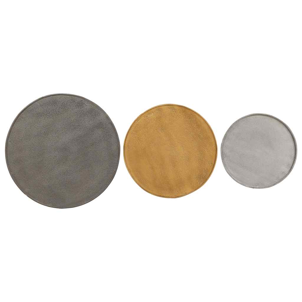 Couchtisch 3 Stk. Mehrfarbig Holzwerkstoff