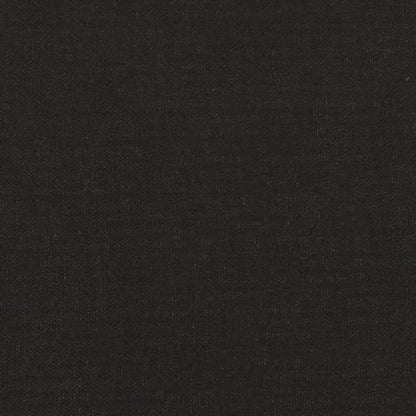 Schlafsofa 2-Sitzer Schwarz Stoff